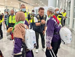 Bandara Internasional Syamsudin Noor Sambut Kedatangan Jamaah Haji
