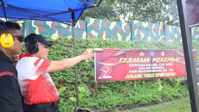 Polda Kalsel Gelar Kejuaraan Menembak Kapolda Kalsel Cup 2025