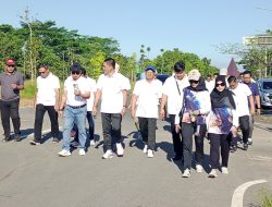 Bank Kalsel Gelar Jalan Santai Bersama ASN Pemprov Kalsel