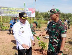 Pemkab Barito Kuala dan TNI Tanam Pohon Serentak Peringati HUT ke-67 Kodam VI/Mulawarman