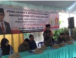 Rumah Mediasi Disosialisasikan Saat Reses, Gusti Yasni Iqbal Berharap Jadi Solusi Damai Bagi Warga