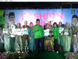 Perempuan Bangsa PKB Kalsel Tampilkan Nuansa Hijau dalam Fashion Show Harlah ke-27