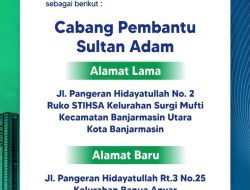 Bank Kalsel Relokasi Kantor Cabang Pembantu Sultan Adam ke Lokasi Baru
