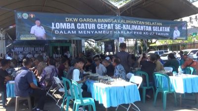 PKB Kalsel Gelar Turnamen Catur Cepat Berhadiah Motor Listrik dan Duit Jutaan Rupiah