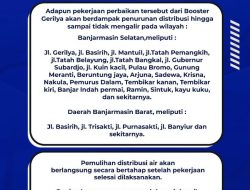 Pipa Bocor di Pemurus Luar, Beberapa Wilayah Banjarmasin Selatan dan Barat Terdampak