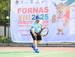 Sekda Kalsel Tunjukkan Semangat Juang Tinggi di FORNAS VIII Nusa Tenggara Barat