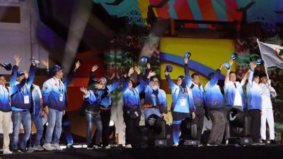 Pembukaan FORNAS VIII NTB Meriah, Kontigen Kalsel Raih 23 Medali di Hari Pertama