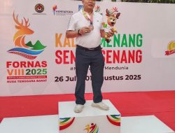 Sekda M. Syarifuddin Sumbang Medali di FORNAS VIII