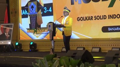 Bahlil Lahadalia Buka Musda XI Golkar Kalsel: Target Tambah Kursi dan Perkuat Konsolidasi hingga Tingkat Kecamatan