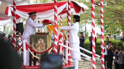 Gubernur Kalsel Pimpin Upacara HUT RI ke-80, Ajak Masyarakat Isi Kemerdekaan dengan Karya Nyata