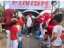 Ratusan Warga Simpang Gusti Antusias Ikuti Jalan Sehat HUT RI ke-80 dan Hari Jadi Banjarmasin ke-499