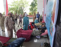 Satpol PP dan Damkar Gelar Aksi Donor Darah Di Rangkaian Hari Jadi Provinsi Kalsel Ke-75