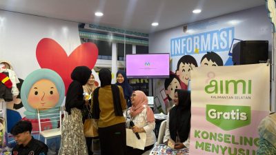 DP3AKB Berkolaborasi dengan AIMI Kalsel Berikan Layanan Konsultasi Menyusui Gratis dan Edukasi bagi Pengunjung Kalsel Expo 2025