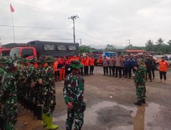 Personel Tagana Dikerahkan Dukung Operasi Pencarian Helikopter Hilang di Mentewe