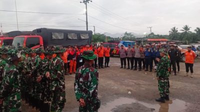 Personel Tagana Dikerahkan Dukung Operasi Pencarian Helikopter Hilang di Mentewe