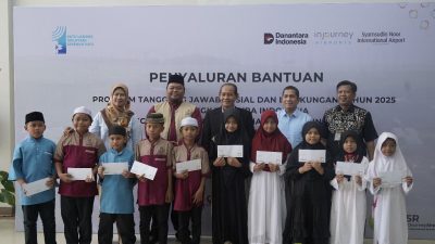 InJourney Airports Genap Satu Tahun, Bandara Internasional Syamsudin Noor Tebar Manfaat CSR