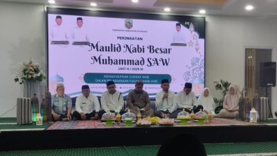 Maulid Nabi 1447 H di Masjid Apung, Pemkab Kotabaru Ajak ASN Teladani Rasulullah