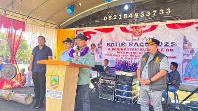 Bupati Kotabaru Meriahkan Festival Katir Race 2025 di Pulau Kerayaan