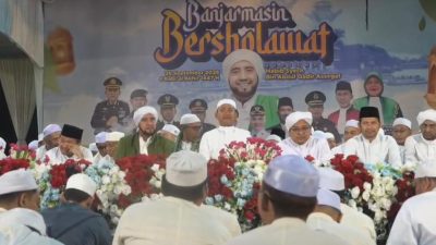 Malam Penuh Berkah di Siring: Ribuan Warga Banjarmasin Bersholawat