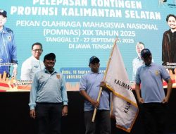 Wagub Kalsel Lepas Atlet POMNAS XIX, Targetkan Prestasi Nasional