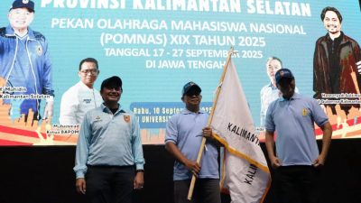 Wagub Kalsel Lepas Atlet POMNAS XIX, Targetkan Prestasi Nasional