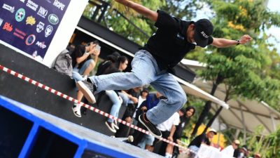 Aksi Seru Puluhan Skater Hiasi Pembukaan Push In Legacy Skateboard 2025 di Siring Paal 0