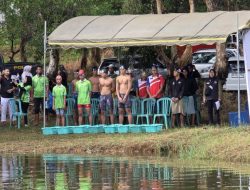 Kontingen Banjarmasin Raih Medali Emas Perdana di Porprov XII Kalsel 2025 melalui Renang Perairan Terbuka
