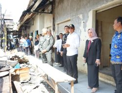205 Kios Hangus, Pemkab Kotabaru Langsung Cek Kondisi Pasca Kebakaran