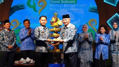 Gubernur Muhidin: HUT ke-499 Momentum Wujudkan Banjarmasin Maju Sejahtera