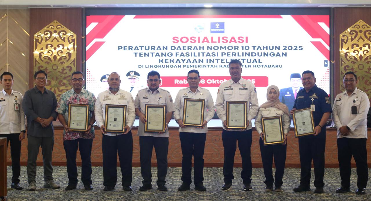 Perda Baru Jadi Payung Hukum Perlindungan Kekayaan Intelektual di Kotabaru