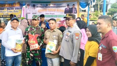 Gerakan Pangan Murah di Kotabaru Diserbu Warga