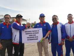 Semangat Juang dan Bonus Mengiringi Pelepasan Kontingen Porprov dan Peparprov Kotabaru
