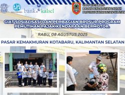 Pemprov Kalsel dan UPPD Kotabaru Teruskan Program Pemutihan Pajak Kendaraan