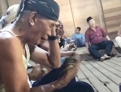 Warga Suku Dayak di Desa Halunuk Kecamatan Loksado Gelar Aruh Adat Bayumbung