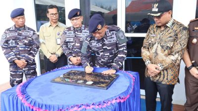 GOR Lanal Kotabaru Diresmikan, Wujud Sinergi TNI AL dan Pemkab Kotabaru Dorong Semangat Olahraga dan Kebersamaan