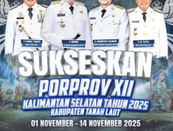 Kirab Obor Porprov XII 2025 Jadi Fokus Persiapan Kadispora Kalsel di Tanah Laut