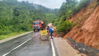 Pemrov Kalsel Gerak Cepat Tangani Longsor di Ruas Banjarbaru–Batulicin