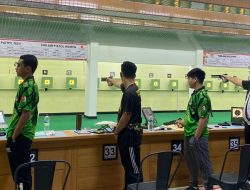 Tembak Jitu! Tim Air Pistol Putra Kalsel Sumbang Emas Perdana di POPNAS XVII Jakarta 2025