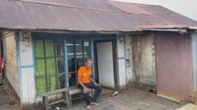 Rumah Muhammad Satar di Tatah Belayung Sangat Memperihatinkan