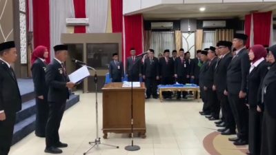 Dua Kepala Dinas Baru Resmi Dilantik, Wali Kota Yamin Tegaskan Akselerasi Program Pendidikan dan Pariwisata di Banjarmasin