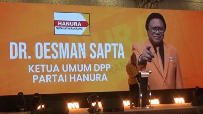 Ketum Oesman Sapta Tegaskan Hanura Berpihak ke Daerah: “Daerah Makmur, Baru Indonesia Makmur”