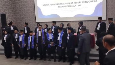 17 Advokat Baru DePA-RI Dikukuhkan di Kalsel, Dorong Profesionalisme dan Integritas Hukum