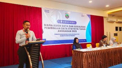 Pemkab Kotabaru Gelar Workshop Manajemen Data untuk Perkuat Tata Kelola Statistik Daerah