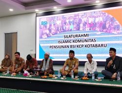Pensiunan BSI KCP Kotabaru Gelar Silaturahmi di Masjid Apung, Diskominfo Beri Edukasi Keuangan Digital