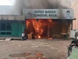 Kedai Bakso di Kampung Melayu Darat Banjarmasin Terbakar, Kerugian Ditaksir Puluhan Juta Rupiah