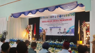 Desa Indrasari Dideklarasikan sebagai Desa Bersinar, Kalsel Tegaskan Komitmen Perangi Narkoba dari Akar Desa