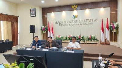 Perkuat Integritas Statistik, BPS Kalsel Gelar High Level Meeting Bahas Integrasi Data Pertumbuhan Ekonomi