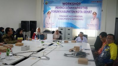 Kotabaru Percepat Persiapan Menuju Penilaian Kabupaten/Kota Sehat 2027, Bapperida Gelar Workshop Penguatan Forum Kecamatan dan Pokja Desa