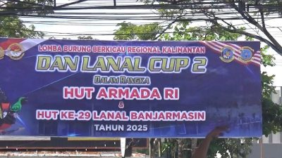 Ribuan Kicau Mania Serbu Danlanal Cup II Banjarmasin, Ajang Silaturahmi Pecinta Burung Se-Kalimantan
