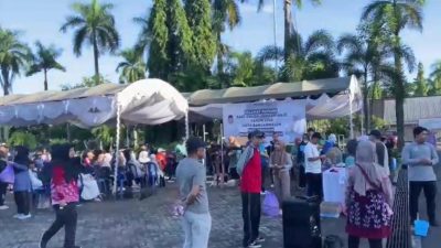 Ratusan Calon Jamaah Haji Banjarmasin Jalani Tes Kebugaran Jelang Ibadah Haji 2026